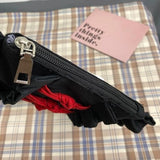 Sweet Girl Canvas Shoulder Bag with Bow Japanese Style