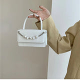 Vintage Crocodile Print Chain Shoulder Bag for Women