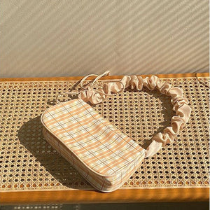 MBTI Plaid Shoulder Bag for Women All-match Crossbody Handbag