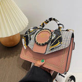 Embroidered Ribbons Crossbody Bag Autumn Handbag