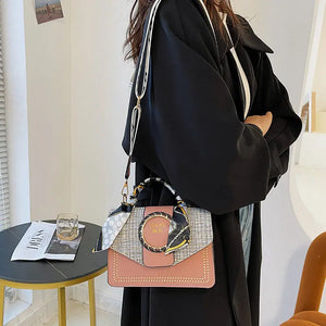 Embroidered Ribbons Crossbody Bag Autumn Handbag