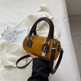 MBTI Pink Shoulder Bag Solid Autumn Purse Handbag Female Crossbody