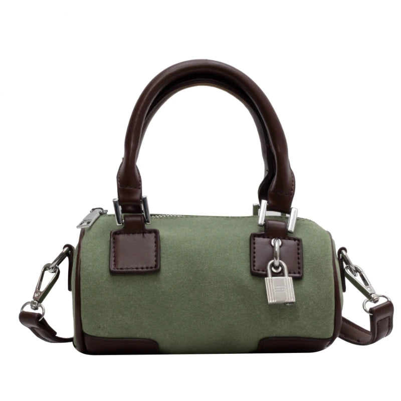 MBTI Pink Shoulder Bag Solid Autumn Purse Handbag Female Crossbody