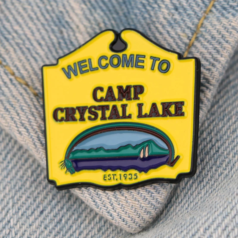 Halloween Movie Horror Enamel Pin Brooch for Clothes Lapel Pins Jewelry