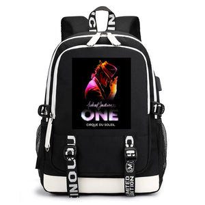 MICHAEL JACKSON USB Student Schoolbag