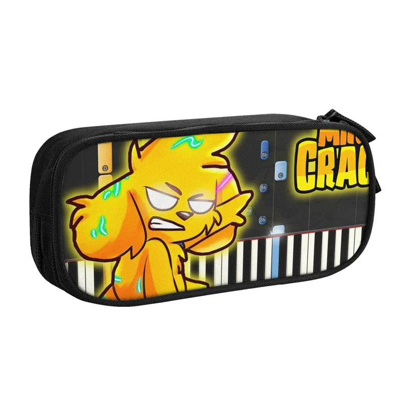 MIKECRACK Pen Box Student School Anime Zipper Pen Bag