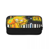 MIKECRACK Pen Box Student School Anime Zipper Pen Bag