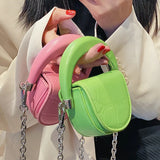 MINI CHAIN Shoulder Bag PU Leather Handbag Female Purse