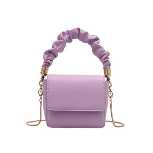 Mini PU Leather Shoulder Bag for Women Chain Hand Bag Female Travel Bags