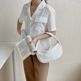 Women Handbag PU Leather Under Arm Shoulder Bag Tote Handbags Phone Bag Purses