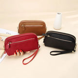 Large Capacity Zipper Long Wallet Women's Wristlet Clutch Bag