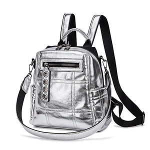 Glitter Backpack Women Shoulder Bag Teenage Girls School Bag