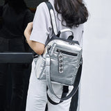 Glitter Backpack Women Shoulder Bag Teenage Girls School Bag