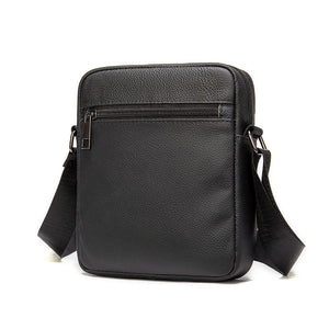 Men's Leather Crossbody Bag Messenger Handbag for Men