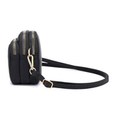 Nylon Multi-Layered Crossbody Shoulder Bag for Women