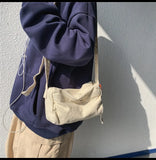 Vintage Canvas Shoulder Bag Crossbody Handbag