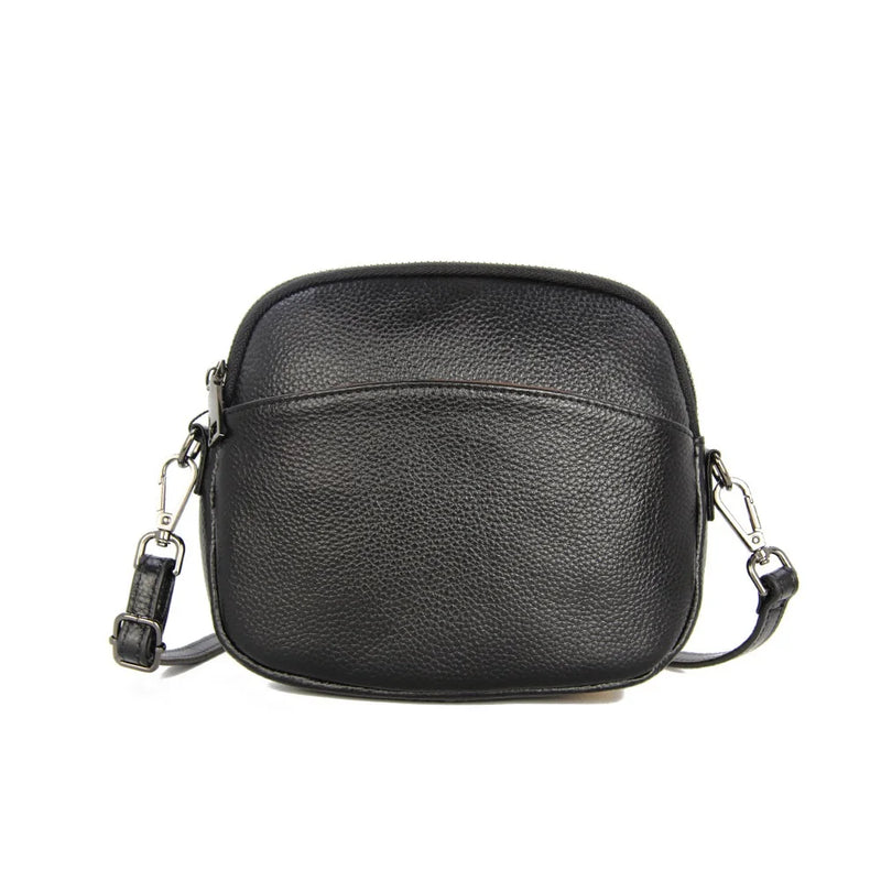 Women's Small Leather Crossbody Bag, Shoulder Messenger Phone Purse