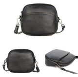 Women's Small Leather Crossbody Bag, Shoulder Messenger Phone Purse