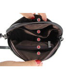 Women's Small Leather Crossbody Bag, Shoulder Messenger Phone Purse