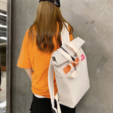 Waterproof Backpack Women Casual For Teenage School Bag Men Laptop Roll Top