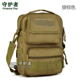 MOLLE Man Messenger Bag Army Green Wolf Brown A3180