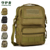 MOLLE Man Messenger Bag Army Green Wolf Brown A3180