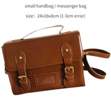 Preppy Style Pu Leather Shoulder Bag Vintage Tote All Match Female Handbags