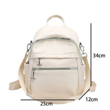Women Backpack Soft PU Leather Multifunction Travel Bags Large Capacity