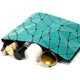 MS3116 Geometric Chain Leather Shoulder Messenger Bag