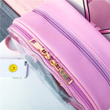 Cat Ear Leather Backpack Transparent Women Shoulder Bag