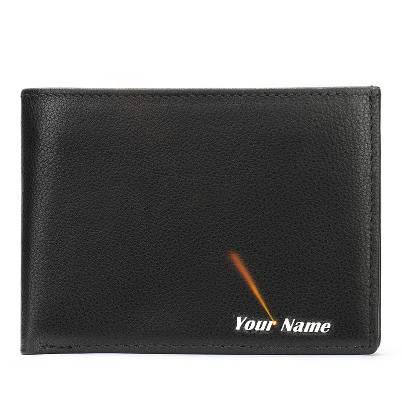 Men Wallet RFID Blocking Slim Bifold Wallet Money Clip Gift 1204