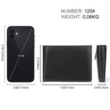 Men Wallet RFID Blocking Slim Bifold Wallet Money Clip Gift 1204