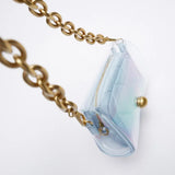 Macaron Chain Shoulder Bag Transparent Female Bag Small Fresh Lady Bag