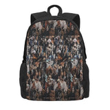 Mads Mikkelsen Collage Backpacks Men's Women's Kpop School Bag