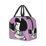 Mafalda Notebook Insulated Lunch Bag Quino Comic Cartoon Reusable Cooler