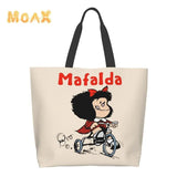 Mafalda Women Shoulder Bag Large Capacity Grocery Tote Bags