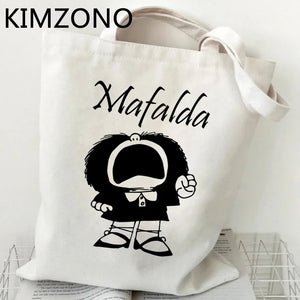 Mafalda Recycle Cotton Tote Bag Handbag