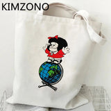 Mafalda Recycle Cotton Tote Bag Handbag