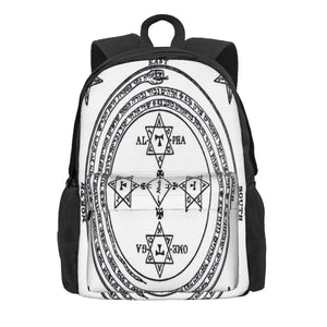 Magical Circle Of King Solomon Big 1 Backpacks Men's Backpacks Bags For Women