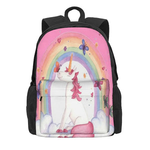 Magical Unicorn 1 Backpack Men's Women's Travel Manga Bag