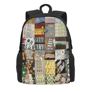 Stylish Mahjong Backpack for Men and Women
