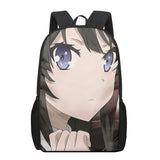 Mai Sakurajima 3D Printing School Bag for Boys Girls Kids