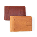 RFID Blocking Bifold Leather Wallet for Men