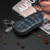 Crocodile Pattern Key Wallet Holder Leather Key Case Key Bag