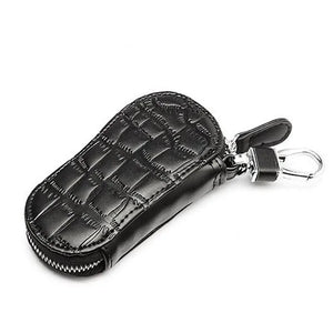 Crocodile Pattern Key Wallet Holder Leather Key Case Key Bag