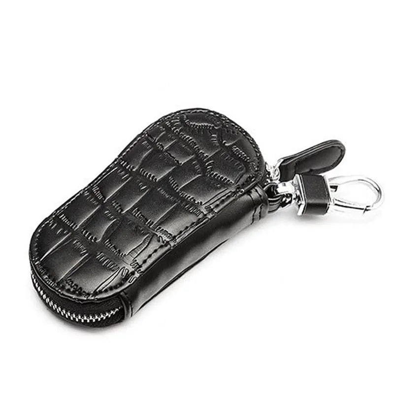 Crocodile Pattern Key Wallet Holder Leather Key Case Key Bag