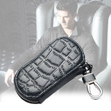 Crocodile Pattern Key Wallet Holder Leather Key Case Key Bag