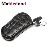 Crocodile Pattern Key Wallet Holder Leather Key Case Key Bag