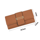 High Multicolor Ms. Leather Wallet Female Long Leather Purse