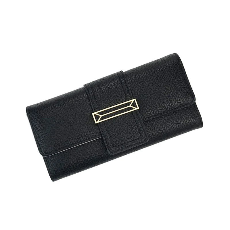 High Multicolor Ms. Leather Wallet Female Long Leather Purse